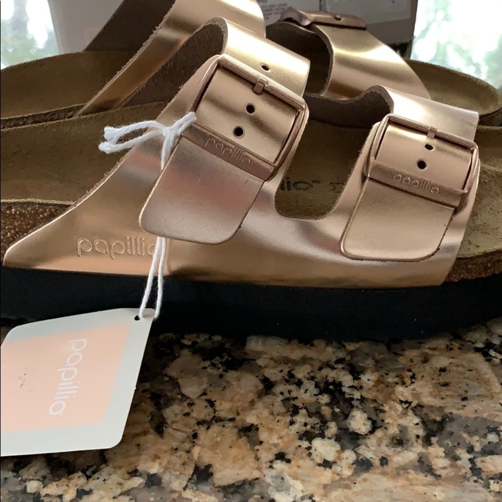 BIRKENSTOCK PAPILLIO LEATHER AZ Copper Platform 39 - Picture 10 of 10
